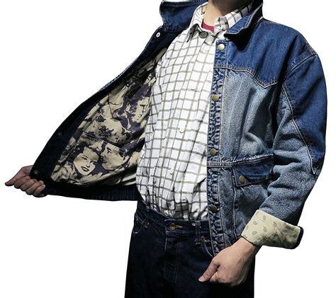 marty mcfly jean jacket replica